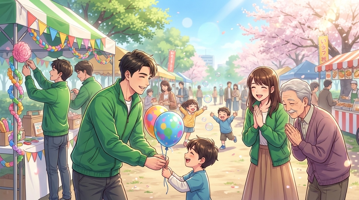 「ありがとう」が聞けるまちづくり